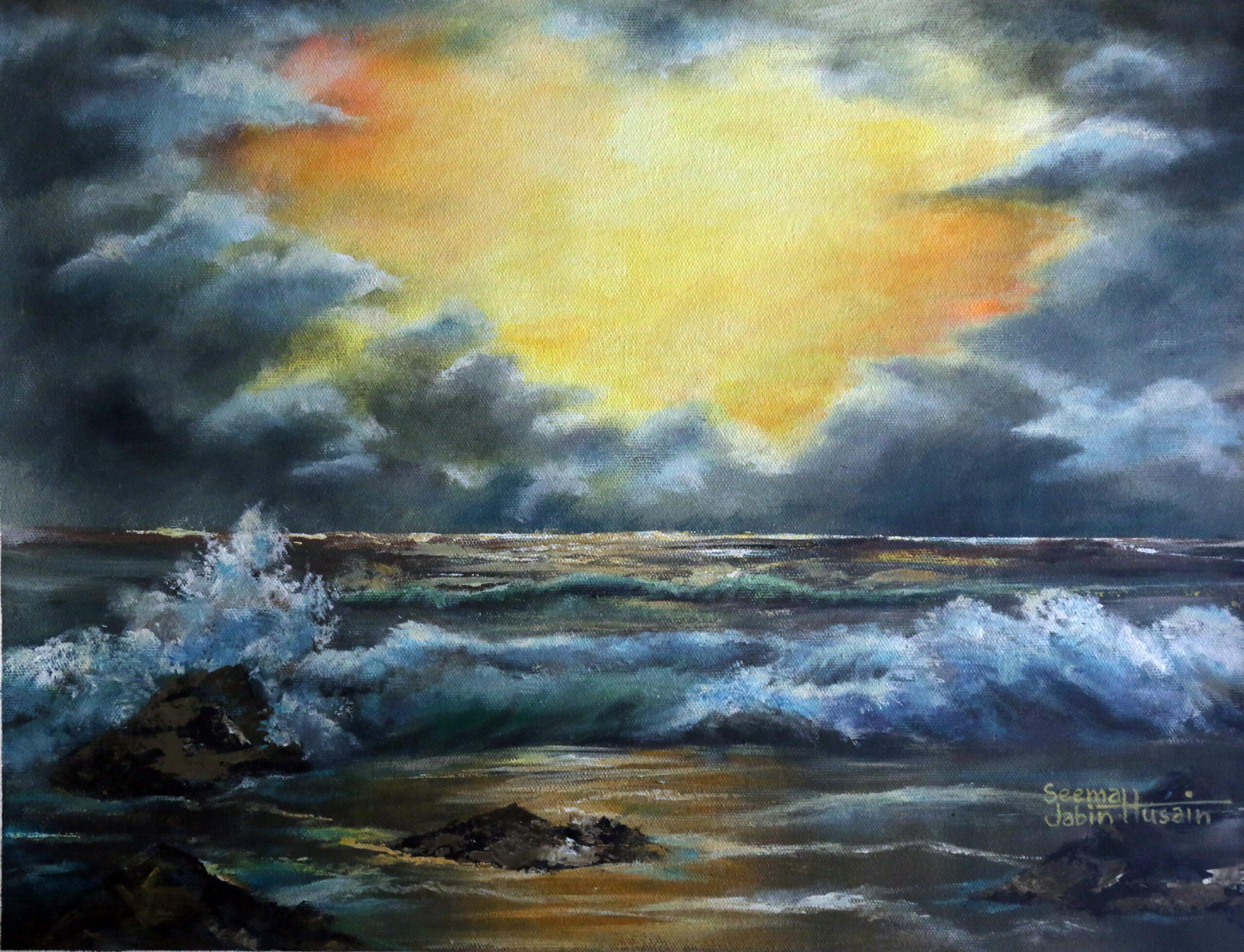 Acrylic Landscape Painting