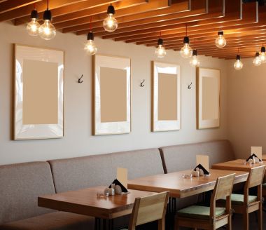 cafe frame for painting