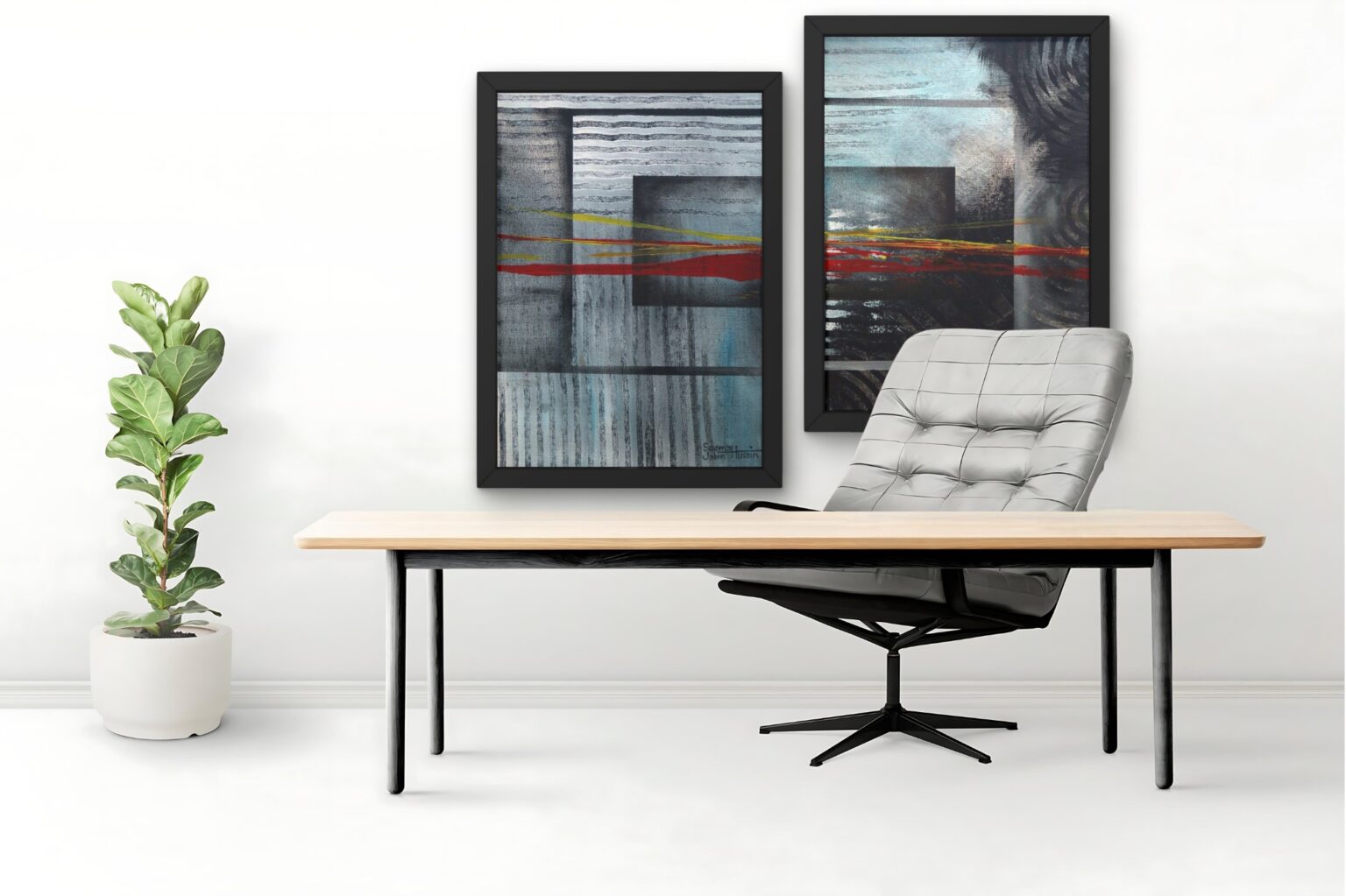 Office studio custom wall art painting